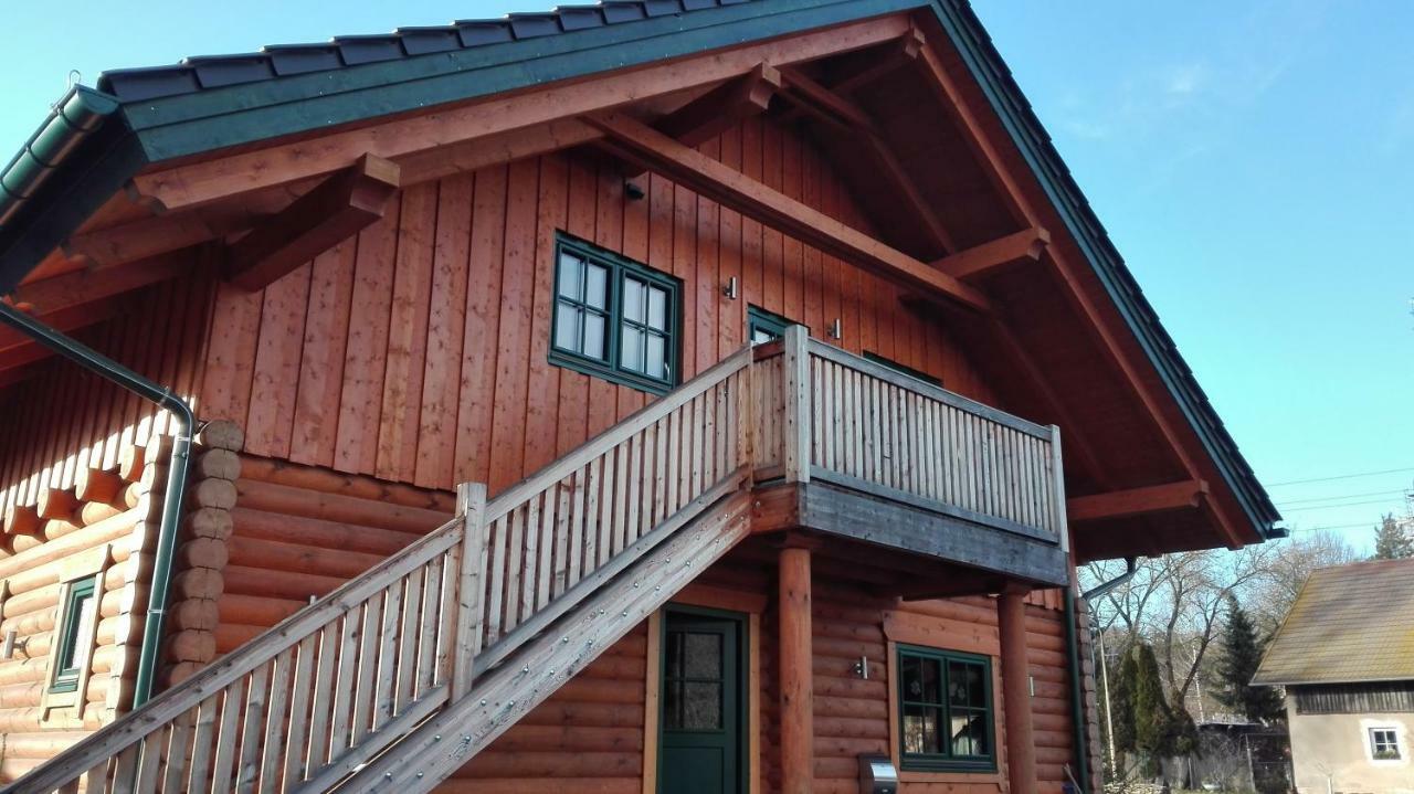 Blockhaus - Ferienwohnung Sunrise Augustusburg Exterior foto
